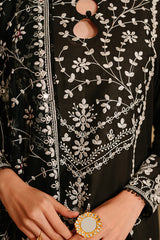 NOIR ORNATE-3 PIECE EMBROIDERED LAWN SUIT