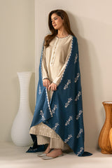 PEARL BLUE-2PC (SHIRT & DUPATTA)