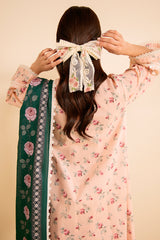 PINK PARFAIT-3 PIECE PRINTED LAWN SUIT