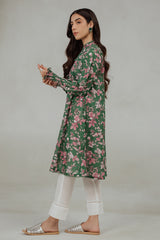 VERDANT CORSAGE LAWN PRINTED SHIRT