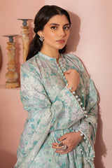 MINT HAZE-3 PC (SHIRT, TROUSER & DUPATTA)