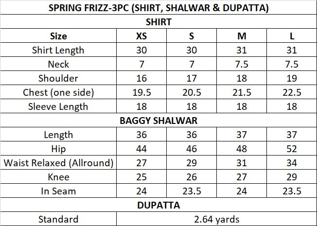 Size Guide