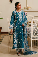 ICE BLOOM-3 PIECE EMBROIDERED LAWN SUIT