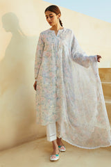 VIOLA PEARL STITCH 3PC: LAWN EMBROIDERED  SUIT