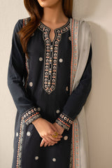 CHERRY WOOD-2PC (SHIRT & DUPPATA)