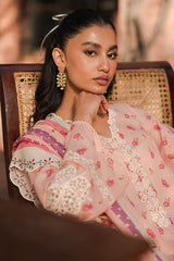 PEACH GLAM-3 PIECE EMBROIDERED LAWN SUIT