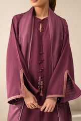 PLUM BERRY-2PC (SHIRT & DUPPATA)