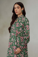 VERDANT CORSAGE LAWN PRINTED SHIRT