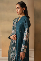 MIDNIGHT BLOOM-3 PIECE EMBROIDERED LAWN SUIT