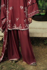 ROUGE LUXE-3PC EMBROIDERED MARINA SUIT