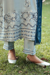 ARONA HAZE-3PC EMBROIDERED MARINA SUIT