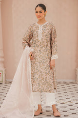 ASH ROSE-2 PIECE (SHIRT & DUPATTA)
