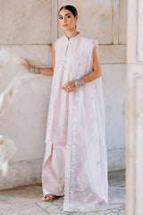 HUSHED MAUVE-3PC EMBROIDERED LAWN SUIT