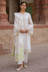 FLORAL GARLAND-3PC PRINTED LAWN SUIT