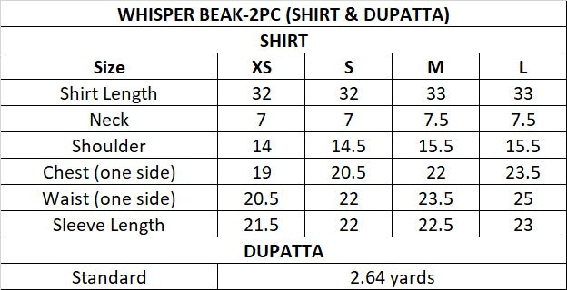 Size Guide