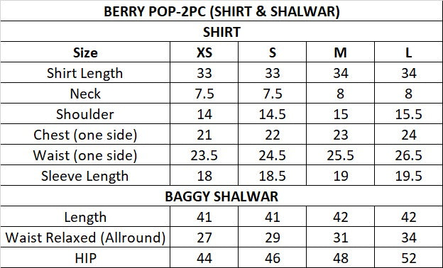 Size Guide