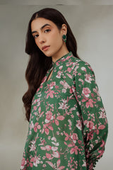 VERDANT CORSAGE LAWN PRINTED SHIRT