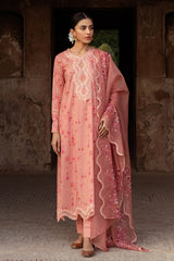 APRICOT CHARM-3 PIECE LAWN PRINTED SUIT