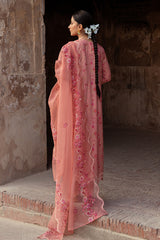 APRICOT CHARM-3 PIECE LAWN PRINTED SUIT