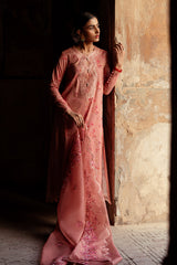 APRICOT CHARM-3 PIECE LAWN PRINTED SUIT