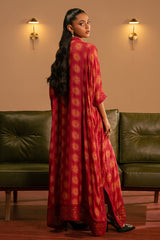 PINKSPIRE GLOW EMBROIDERED SILK  SHIRT
