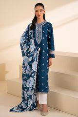 SAPPHIRE BLUE-2 PC (SHIRT & DUPATTA)