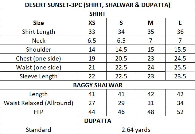 Size Guide