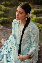 WHISPERING DOVE STITCH 3PC: LAWN EMBROIDERED  SUIT