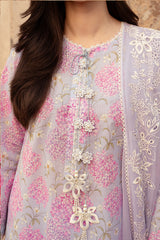 LILAC DREAM-3 PIECE LAWN PRINTED SUIT