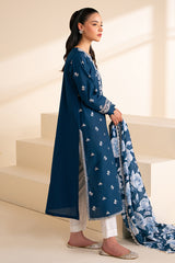 SAPPHIRE BLUE-2 PC (SHIRT & DUPATTA)