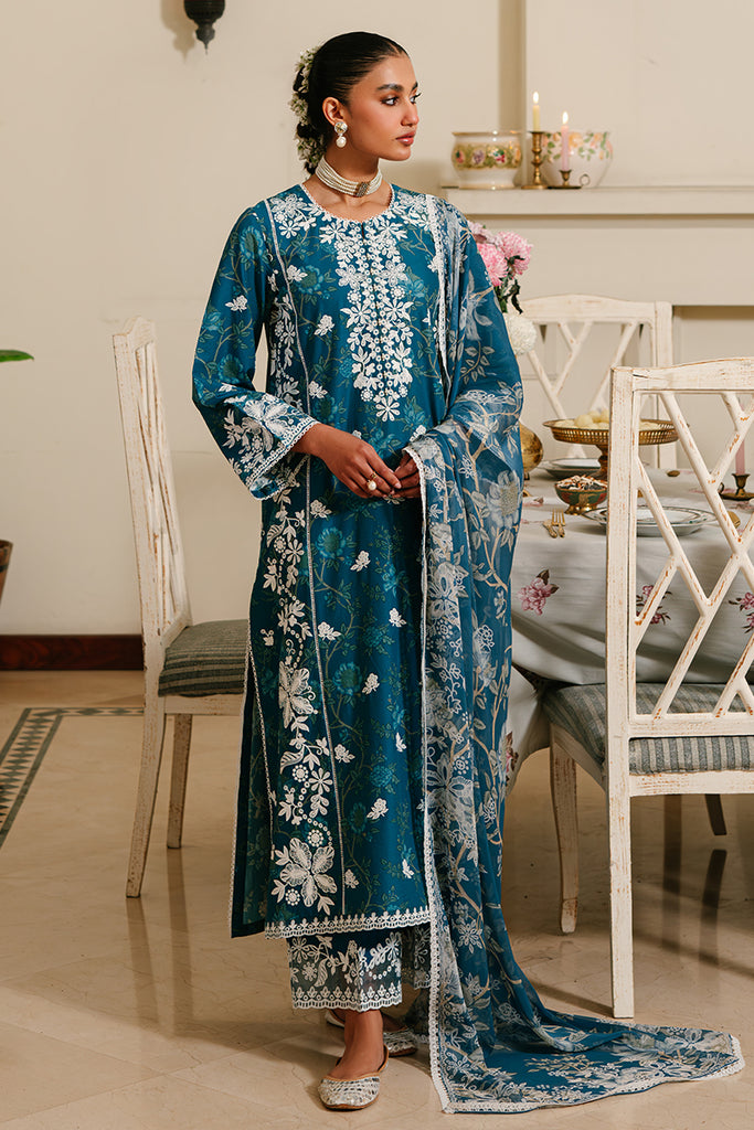 ICE BLOOM-3 PIECE EMBROIDERED LAWN SUIT