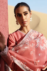 MULBERRY BLUSH-STITCH 3PC: LAWN EMBROIDERED SUIT