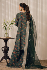 EMERALD AISLE-3PC (SHIRT & DUPATTA & TROUSER)