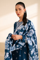 SAPPHIRE BLUE-2 PC (SHIRT & DUPATTA)