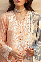 SUNSET FLORA-3 PIECE LAWN PRINTED SUIT