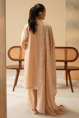 SILVER DUST-3 PIECE EMBROIDERED LAWN SUIT