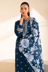 SAPPHIRE BLUE-2 PC (SHIRT & DUPATTA)