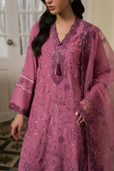 ORCHID AURA-3PC (SHIRT, TROUSER & DUPATTA)