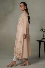 PEACHY ROSE-2 PIECE (SHIRT & DUPATTA)