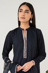 EBONY BLOOM-2 PIECE (SHIRT & DUPATTA)