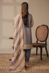 GRAY BERYL-3 PIECE (SHIRT, TROUSER & DUPATTA)