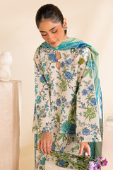 CHINTZY VOYAGE-3 PC PRINTED LAWN SUIT