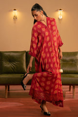 PINKSPIRE GLOW EMBROIDERED SILK  SHIRT
