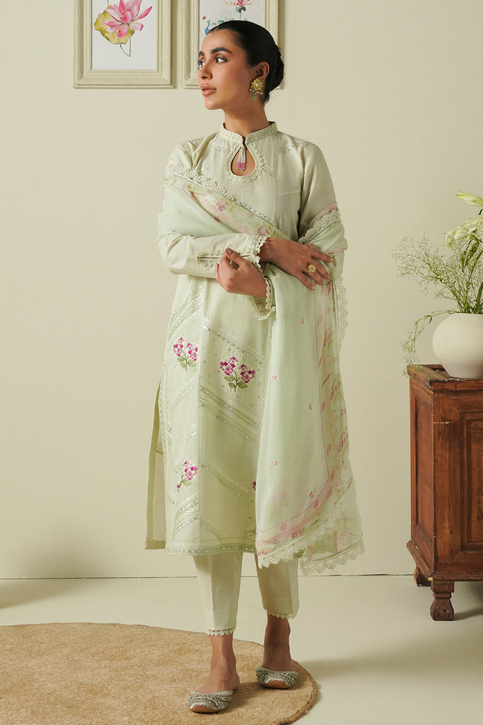 Stillness In Bloom by Feathers Printed Lawn 3 Piece Suit CELEZIA