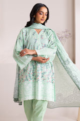 MINT GRACE-3 PIECE PRINTED LAWN SUIT