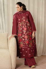 RUBY MAZE-3 PIECE EMBROIDERED LAWN SUIT