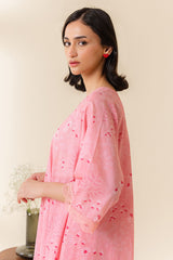 BLUSH HAZE-2 PC PRINTED LAWN SUIT