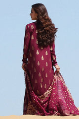 CRIMSON AURA-STITCH 3PC: LAWN EMBROIDERED SUIT