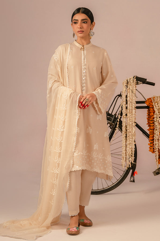 BLUSH PINK-3 PIECE EMBROIDERED LAWN SUIT