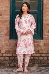 FLORAL GRAY-2 PIECE (SHIRT AND TROUSER)